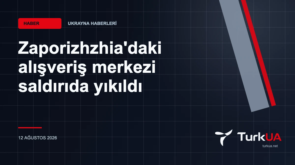 Zaporizhzhia’daki alışveriş merkezi saldırıda yıkıldı
